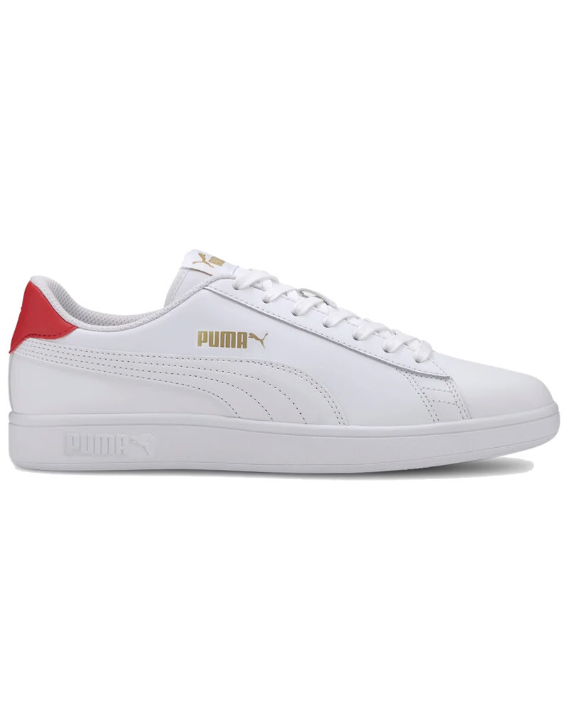 Puma Puma Smash V2 L- White/Red/Gold
