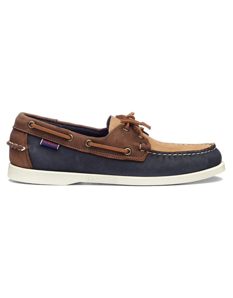 Sebago Portland Archive- Blue/Navy/Brown/Tan