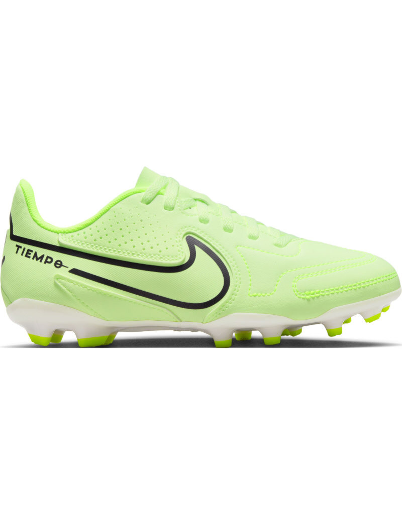 Nike Jr Legend 9 Club Fg/Mg- Lime Green/White