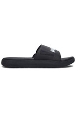 Puma Slides Softride Slide- Black/White/Black