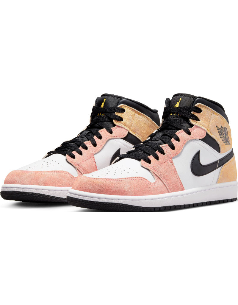 Jordan Air Jordan 1 Mid Se- Salmon/White/Black