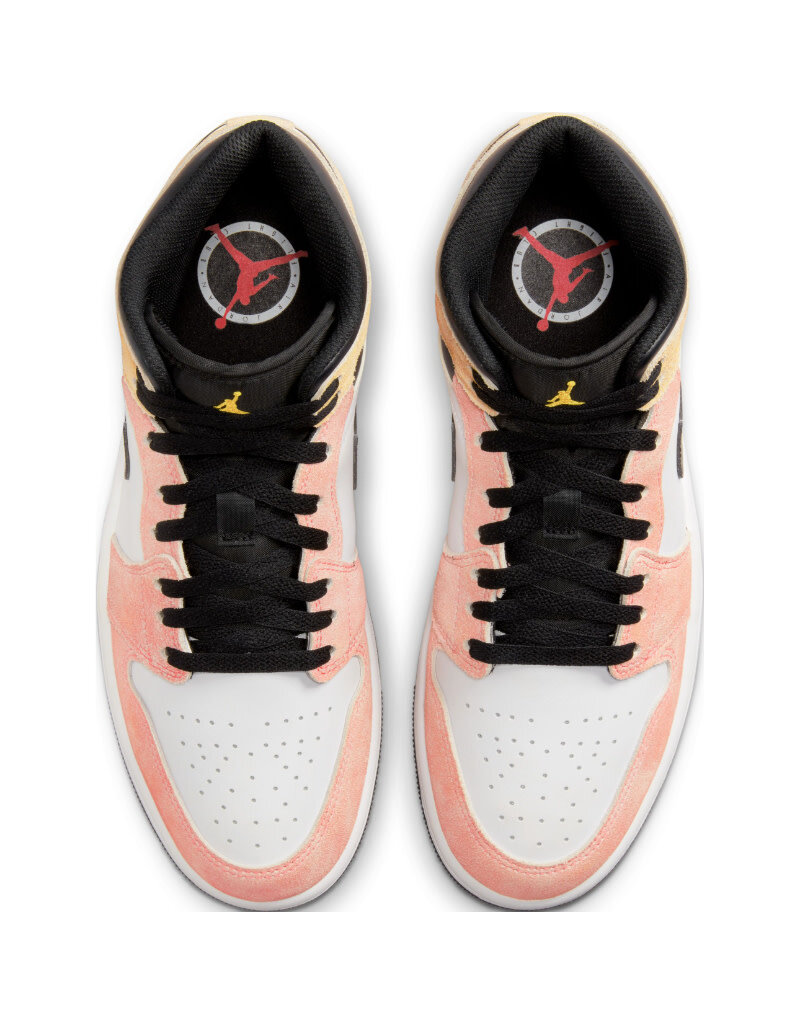 Jordan Air Jordan 1 Mid Se- Salmon/White/Black