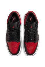 Jordan Air Jordan 1 Low- Black/Gym Red-White Jordan Air Jordan 1 Low- Black/Gym Red-White