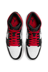 Jordan Air Jordan 1 Mid- White/Red/Black