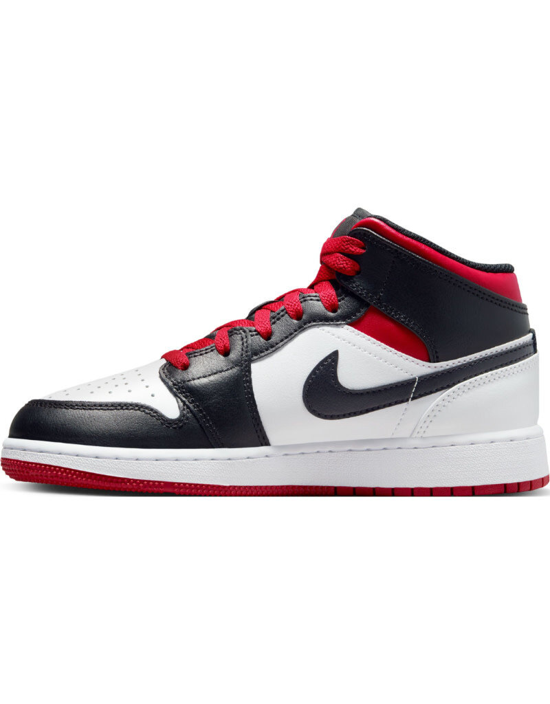 Jordan Air Jordan 1 Mid Bg- White/Red/Black
