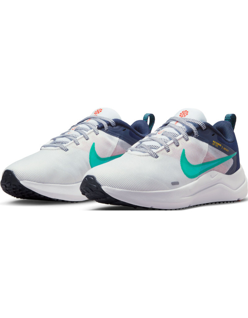 Nike W Nike Downshifter 12- White/Teal/Blue