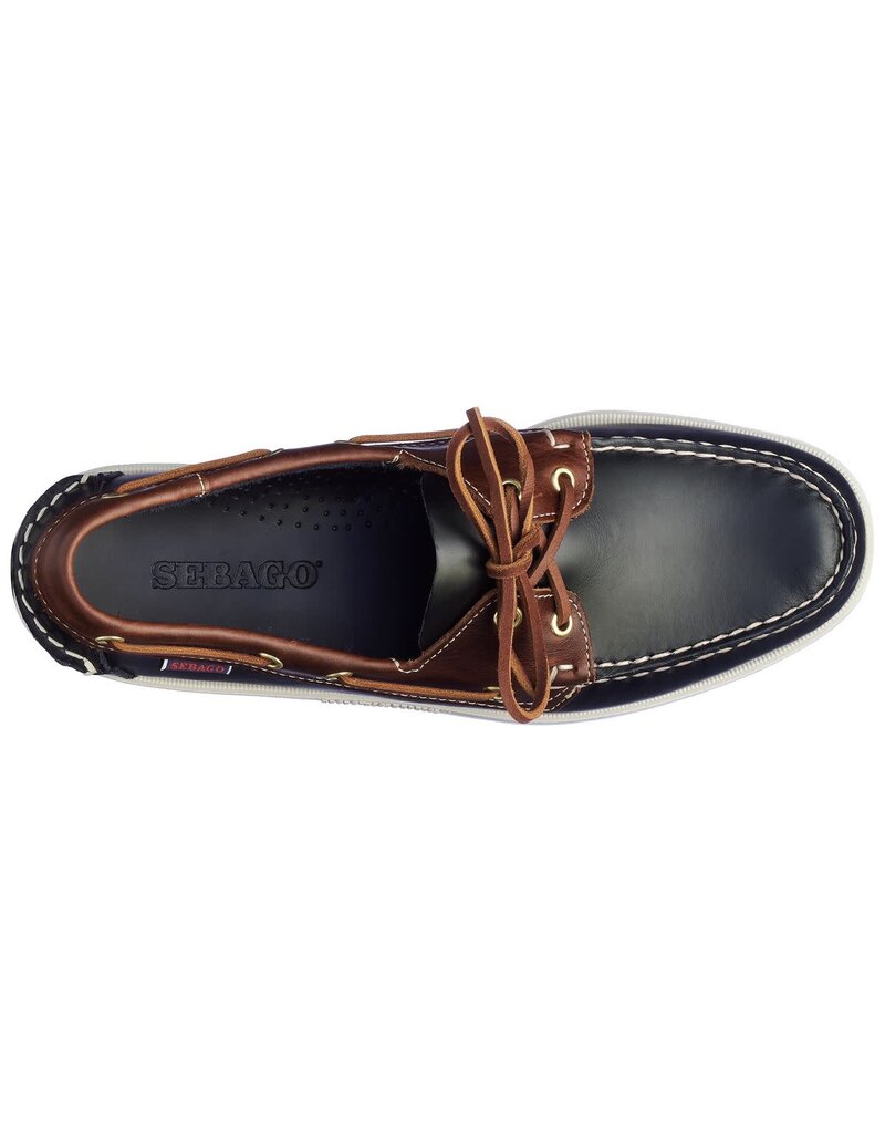 Sebago Portland Waxy Lea- Olive/Black/Brown