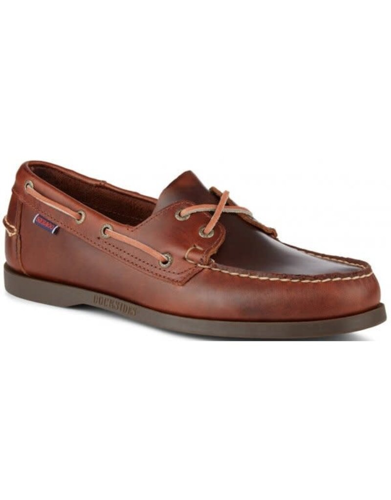 Sebago Docksides Portland Waxed- Brown-Gum/Brown Dk Ocra