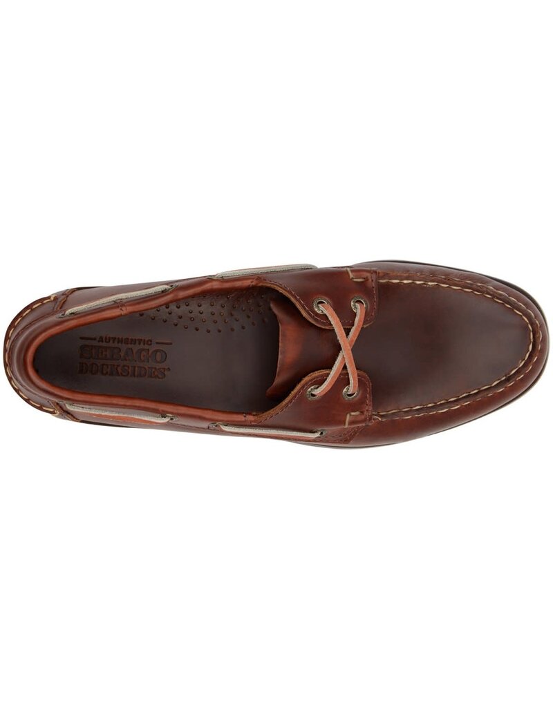 Sebago Docksides Portland Waxed- Brown-Gum/Brown Dk Ocra
