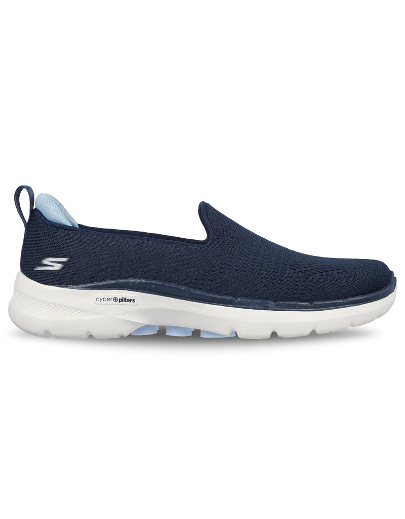 Skechers W Go Walk 6 - Ocean Splash- Navy/Blue/Black