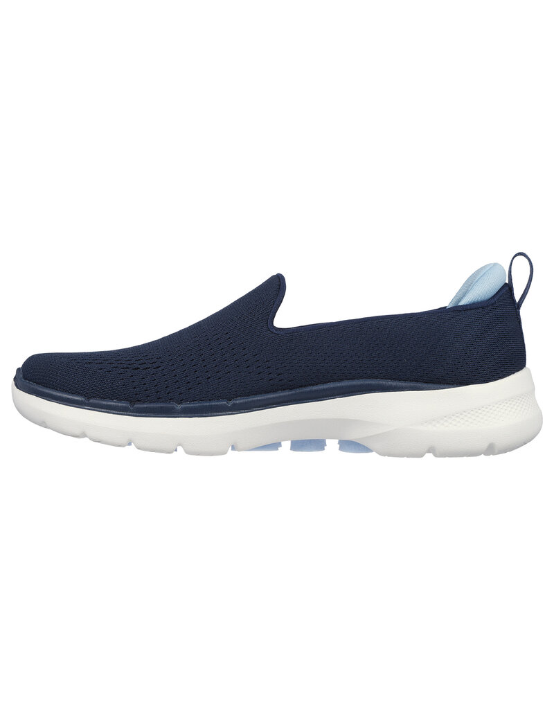 Skechers W Go Walk 6 - Ocean Splash- Navy/Blue/Black