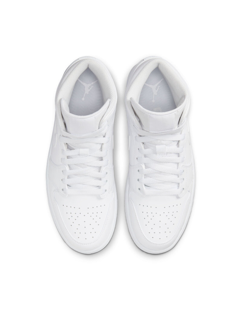 Jordan Air Jordan 1 Mid C/O- White/White - Sports Gallery