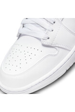 Jordan Air Jordan 1 Mid C/O- White/White Jordan Air Jordan 1 Mid C/O- White/White