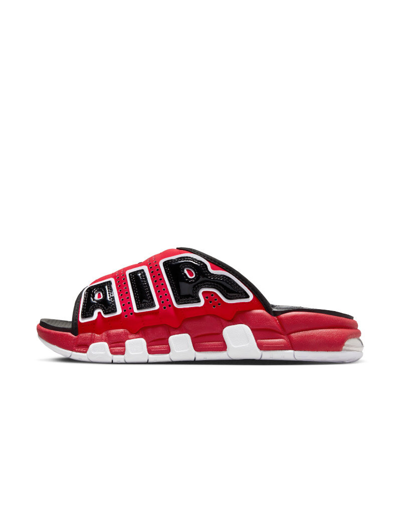 Nike Air More Uptempo Slide- Red/Black