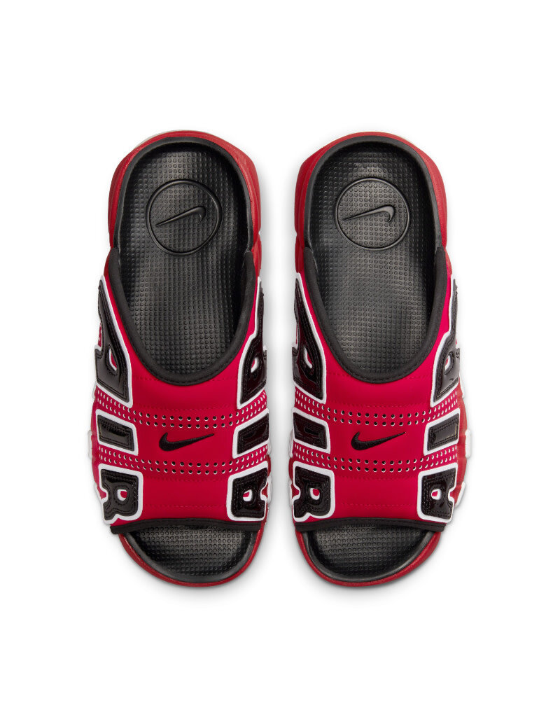 Nike Air More Uptempo Slide- Red/Black