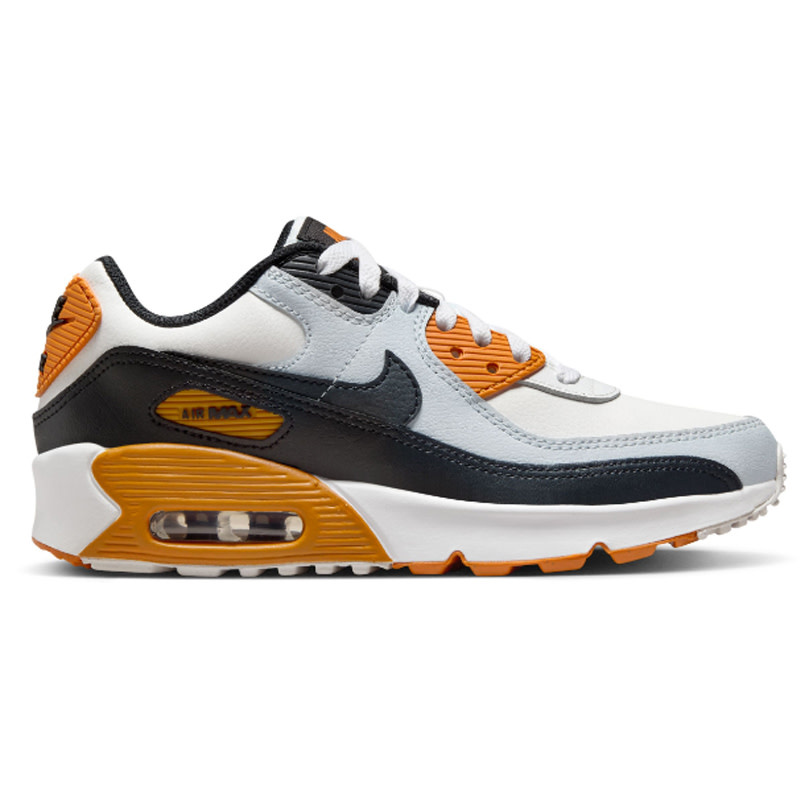 Nike Nike Air Max 90 Ltr Gs- White/Black/Yellow