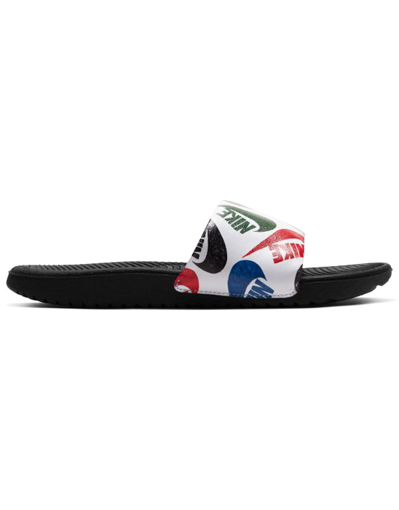 Nike Kawa Slide Jdi BGP-  White/Black/Multi