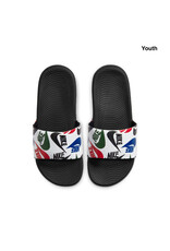 Nike Kawa Slide Jdi BGP-  White/Black/Multi