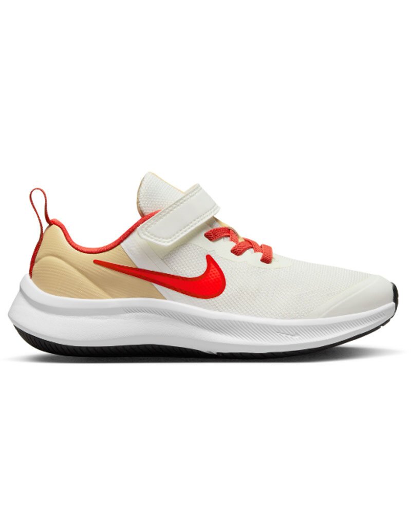 Nike K Nike Star Runner 3 Psv- White/Red/Yellow