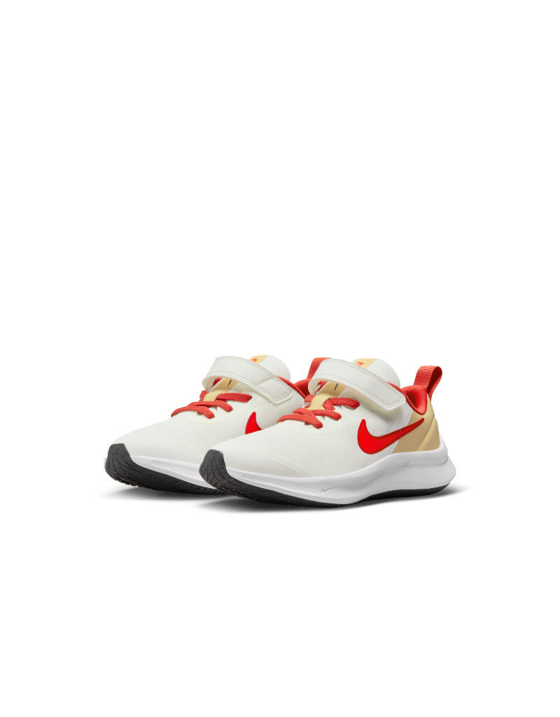 Nike K Nike Star Runner 3 Psv- White/Red/Yellow