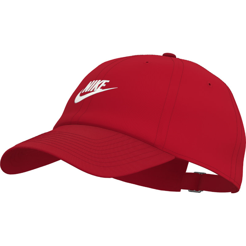 Nike U Nk Club Cap U Cb Fut Wsh L- Red/White