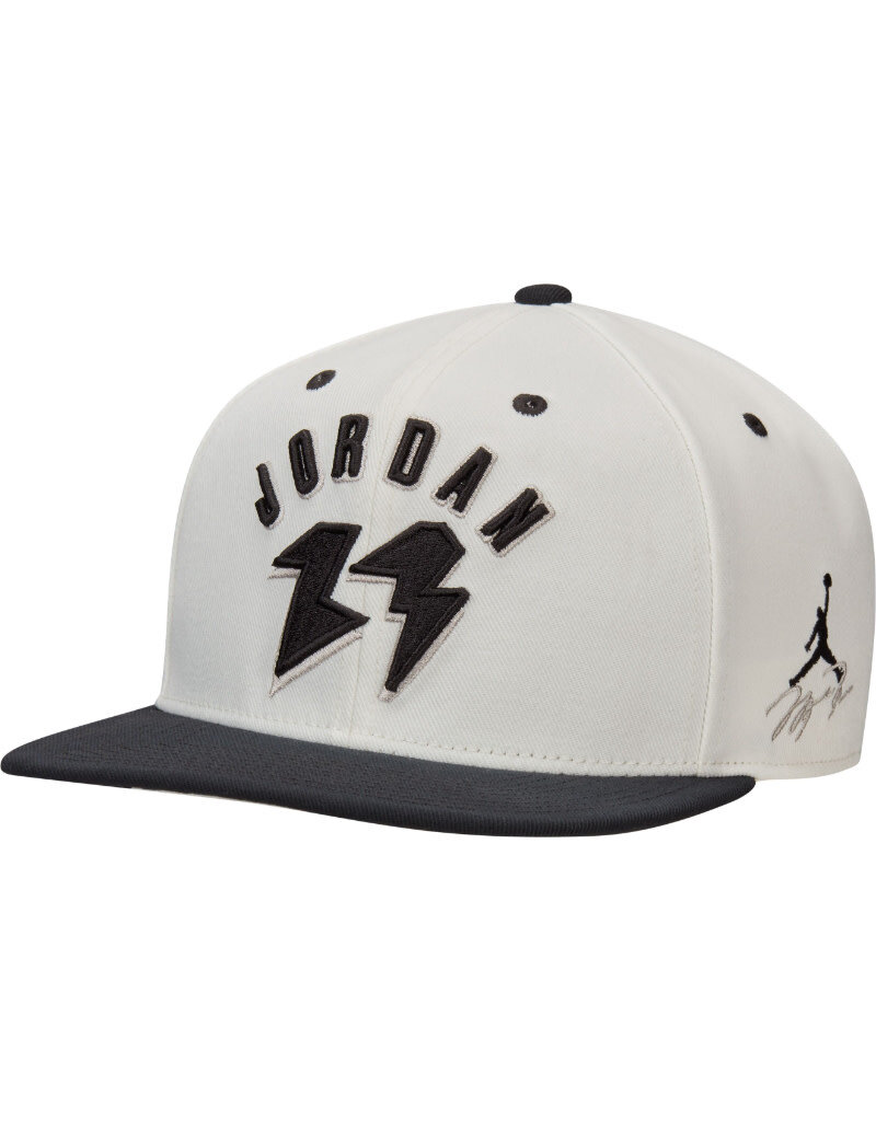 Jordan Caps Air Jordan Flight MVP Pro Cap- Sail/Black