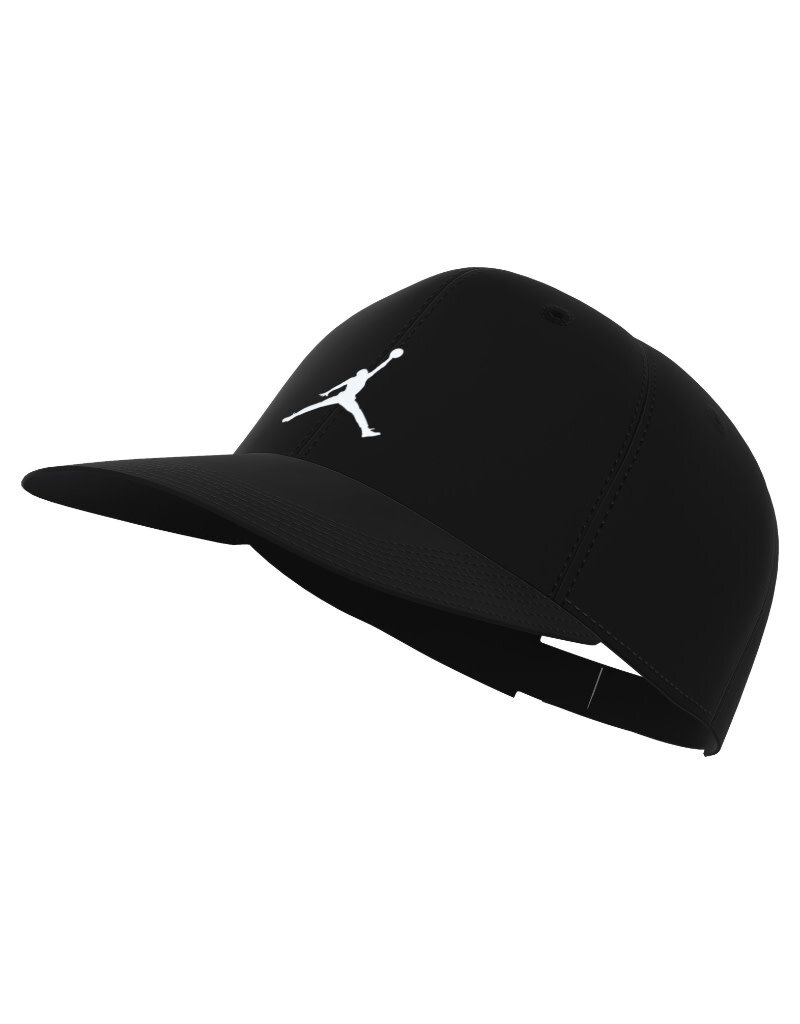 Jordan Caps J Club Cap Us Cb Jumpman- Black/White
