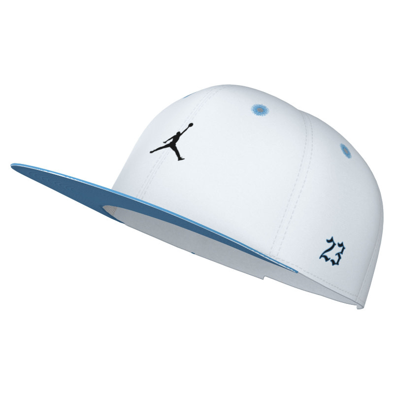 Jordan U J Pro Cap S Fb Flt Mvp- Light Grey/Blue