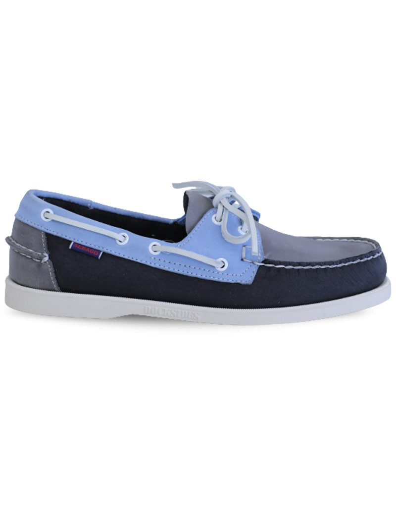 Sebago Portland Multiple- Black-Grey/Persian Blue
