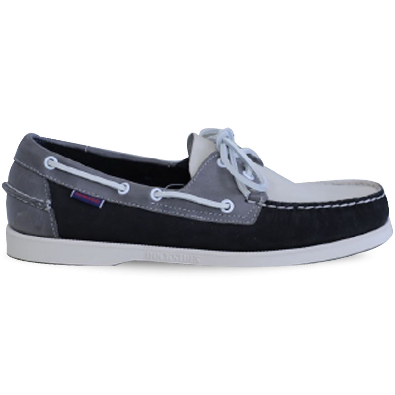 Sebago Portland Multiple- Black Bright/White Grey