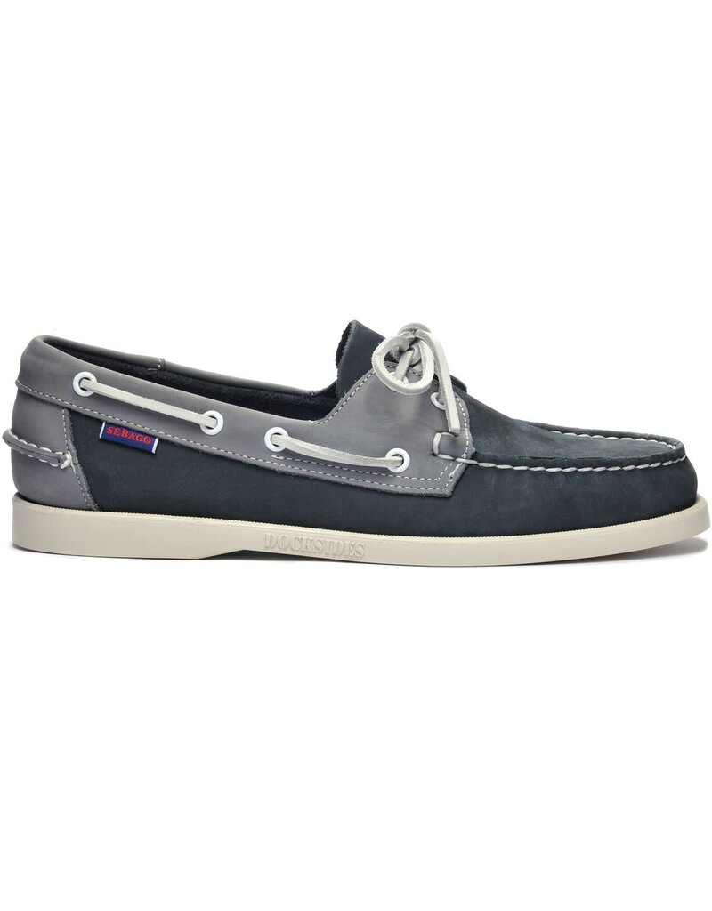 Sebago Portland Spinnaker Nubuck- Navy/Grey