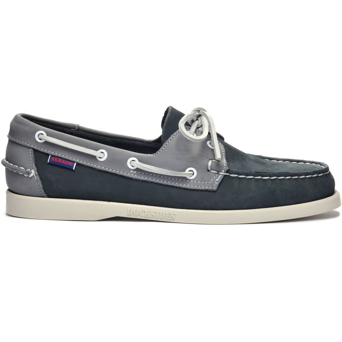 Sebago Portland Spinnaker Nubuck- Navy/Grey