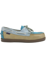 Sebago Docksides Portland Multiple- Turqioise/Light Blue/Tan