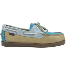 Sebago Docksides Portland Multiple- Turqioise/Light Blue/Tan