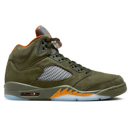 Jordan Air Jordan 5 Retro- Army Olive/Solar Orange