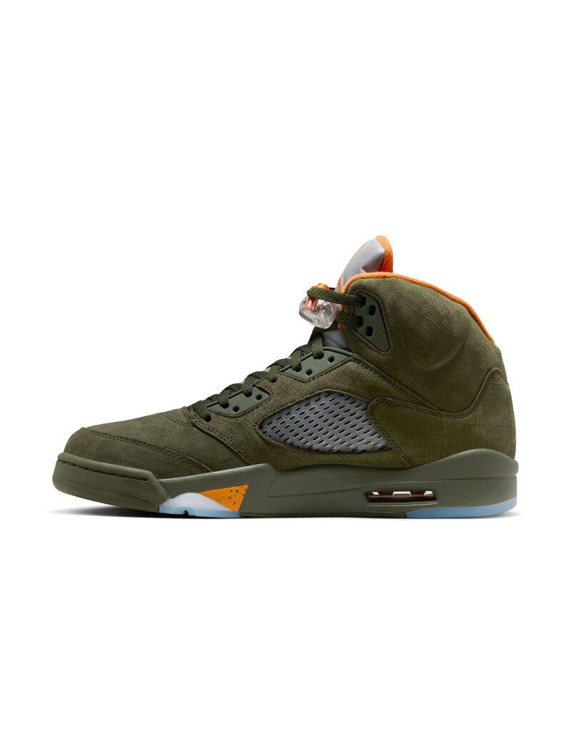 Jordan Air Jordan 5 Retro- Army Olive/Solar Orange