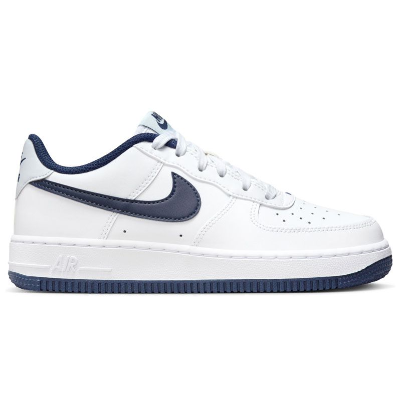 Nike PS Air Force 1- White/Midnight Navy/Grey