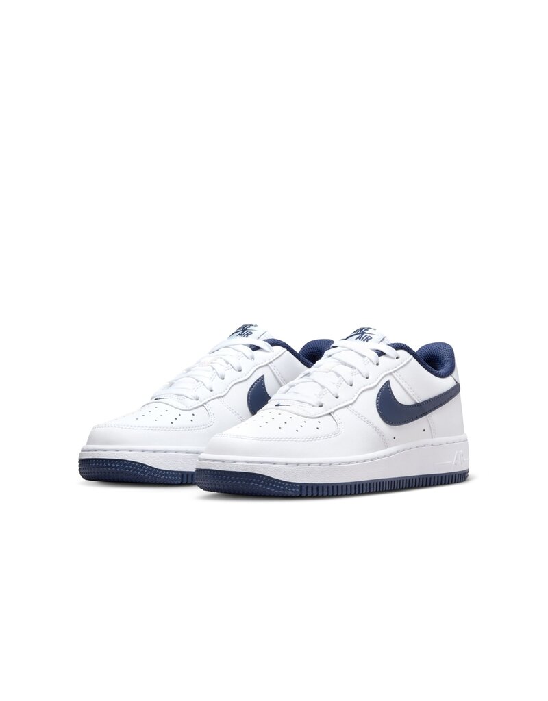 Nike Air Force 1 Bg- White/Midnight Navy/Grey