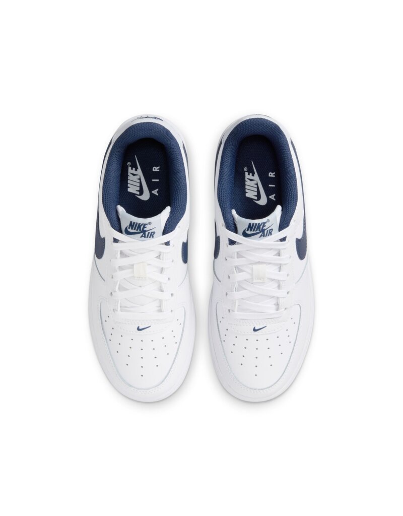 Nike Air Force 1 Bg- White/Midnight Navy/Grey