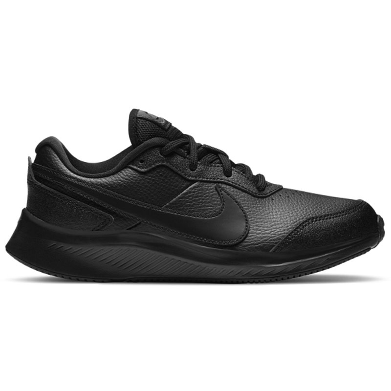 Nike Nike Varsity Leather Gs- Black/Black