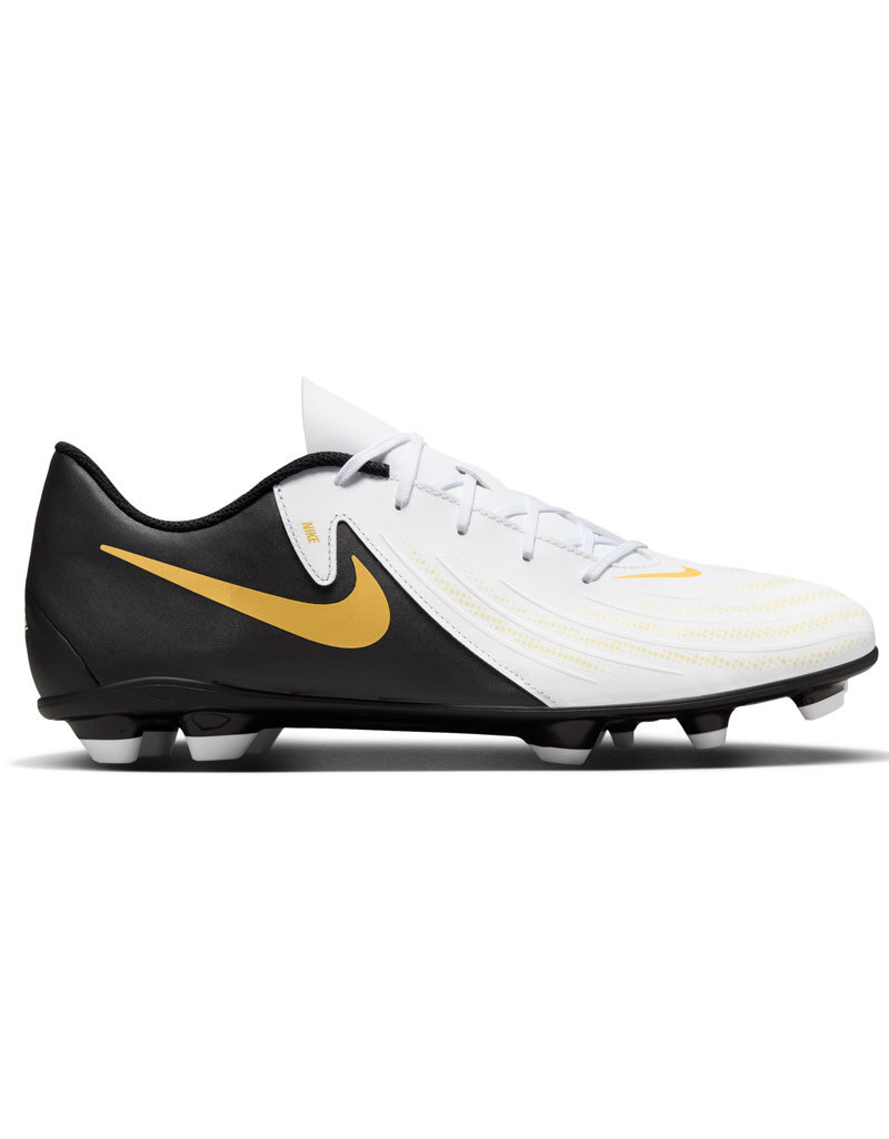 Nike Phantom Gx Ii Club Fg/Mg- White/Black/Mtlc Gold Coin