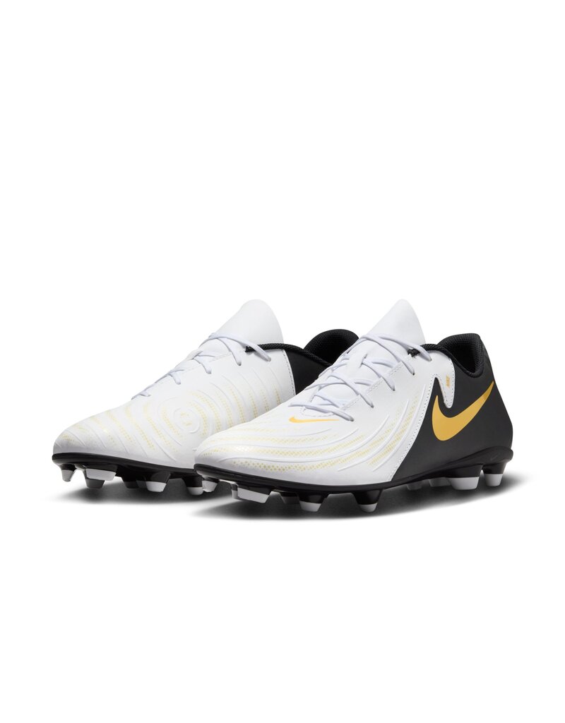 Nike Phantom Gx Ii Club Fg/Mg- White/Black/Mtlc Gold Coin
