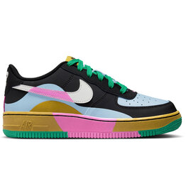 Nike Air Force 1 Lv8 2 D Bg- Black/White/Pink/Lght Blue