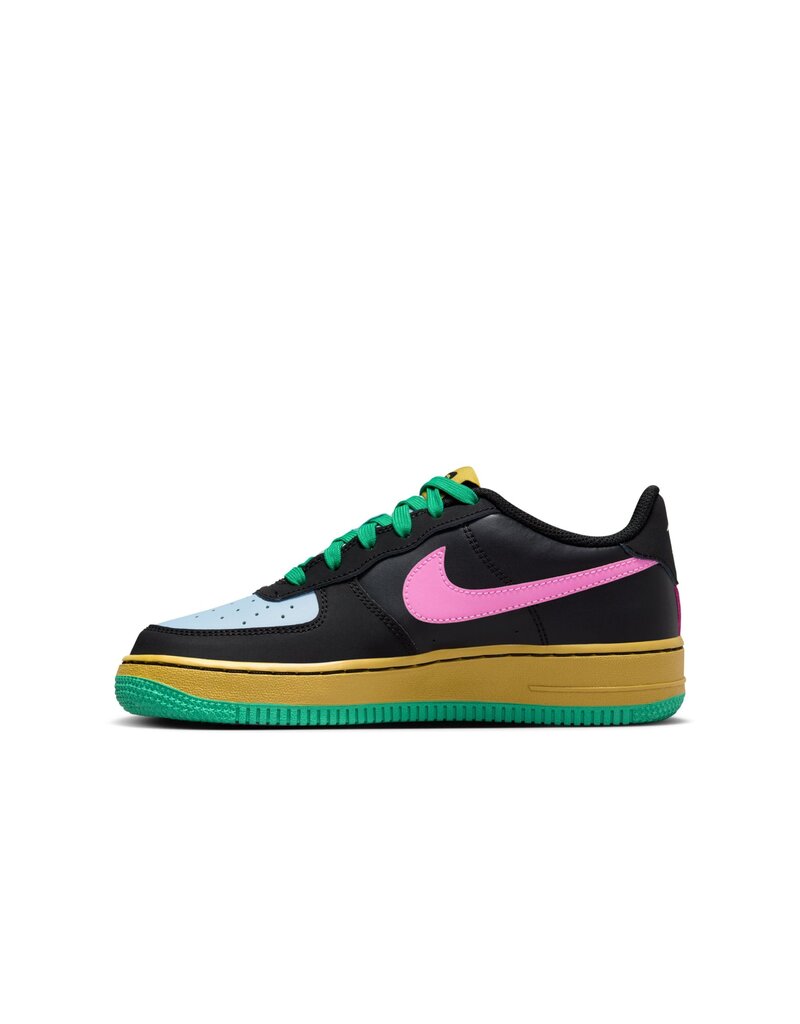 Nike Air Force 1 Lv8 2 D Bg- Black/White/Pink/Lght Blue