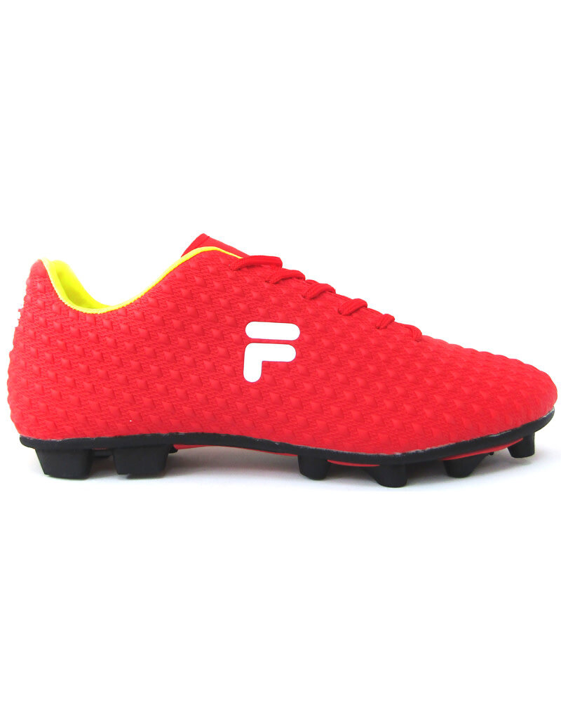 Fila Clonner Fg Soccer Shoe- Red/Yellow