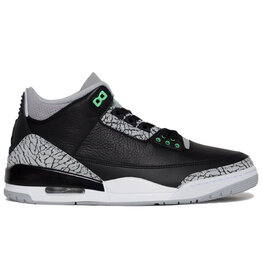 Jordan Air Jordan 3 Retro 'Green Glow'- Black/Grey