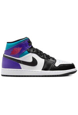 Jordan Air Jordan 1 Mid Aqua- White/Black/Blue