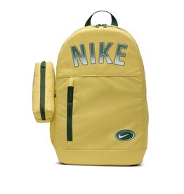 Nike Y Nk Elmntl Bkpk- Cat Gfx Sp24- Saturn Gold/Fir/Fir