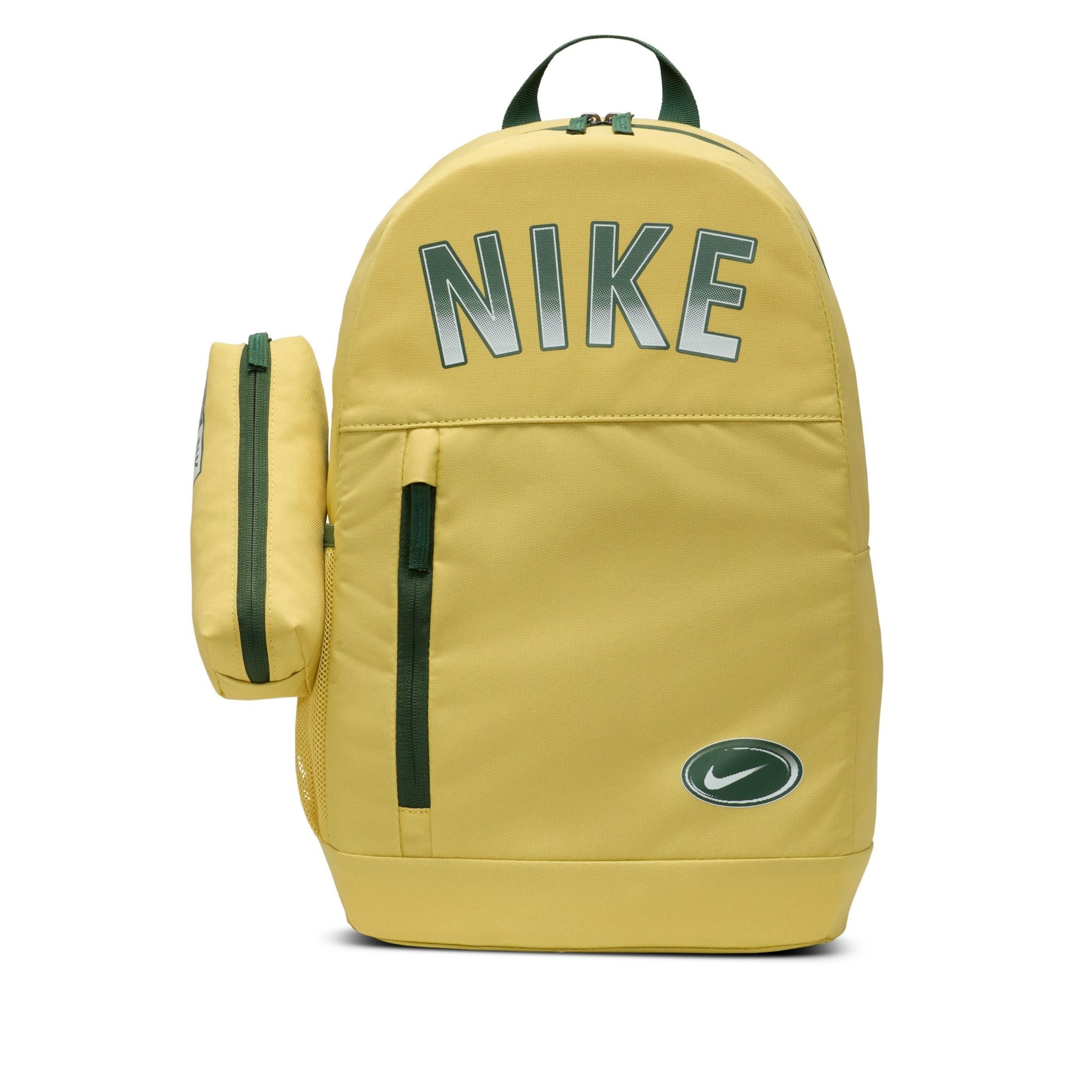 Nike Y Nk Elmntl Bkpk- Cat Gfx Sp24- Saturn Gold/Fir/Fir
