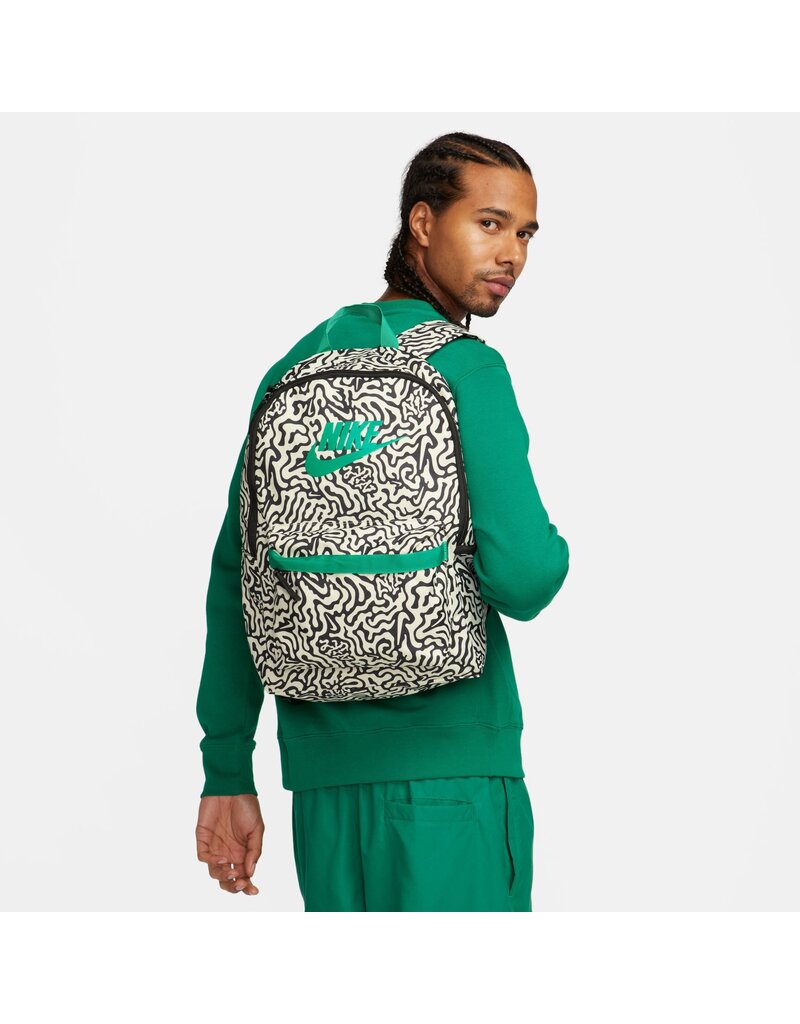 Nike Nk Heritge Bkpk- Hmn Crft- Black/Cocomk/Stadium Green